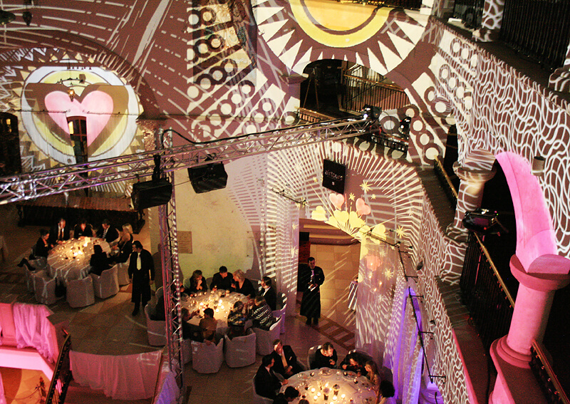 Light Art Installation Airtours Event Mallorca